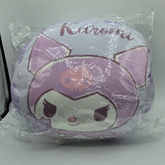 Sanrio Kuromi mochi round pillow cushion Purple - Picture 2 of 6